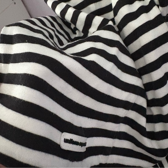 UNIFORM EXPERIMENT x FRAGMENT sz 1 S Reversible Tshirt White Striped Black Star - Picture 8 of 13